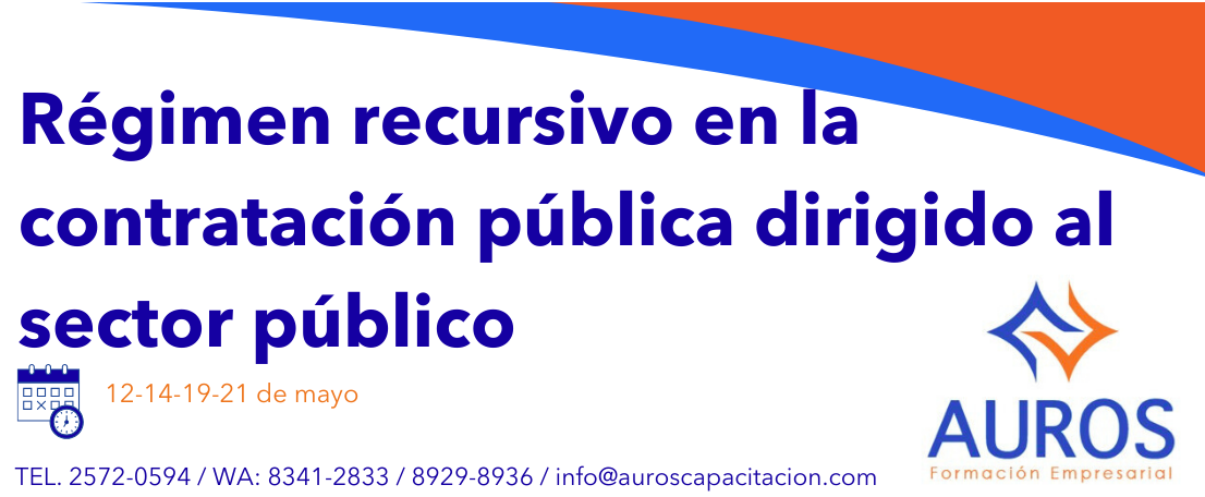 Régimen recursivo en la contratación pública  dirigido al sector privado
