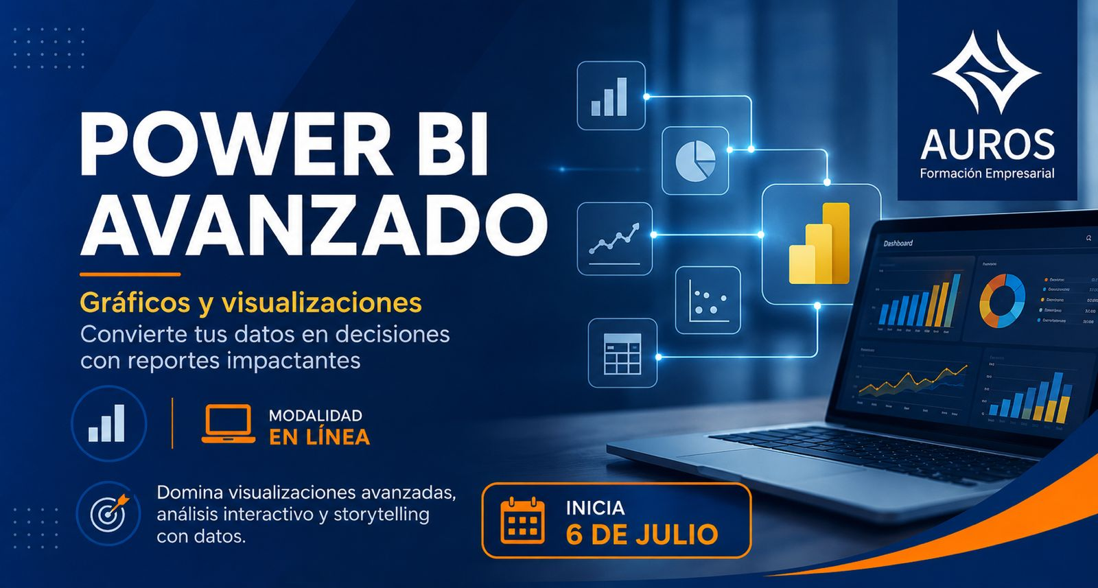 MICROSOFT POWER BI AVANZADO: ÉNFASIS EN GRÁFICOS Y VISUALIZACIONES