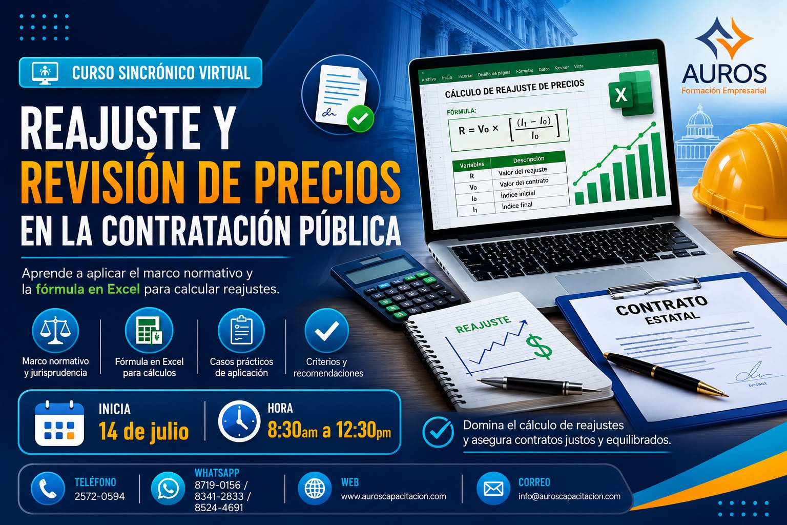 Reajuste y revisión de precios en la contratación pública
