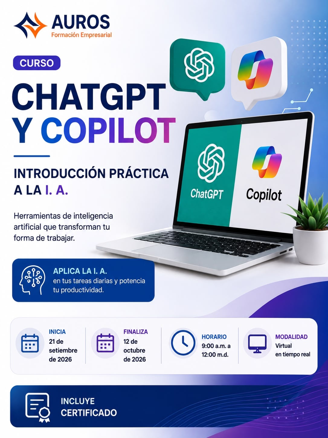 CHATGPT Y COPILOT INTRODUCCIÓN PRÁCTICA A LA I. A.