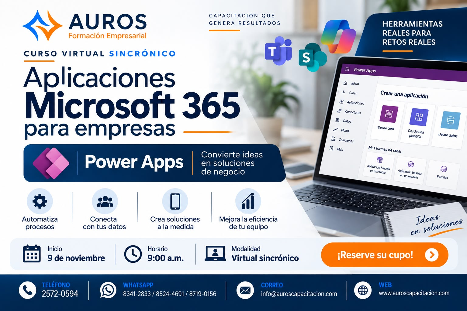 APLICACIONES MICROSOFT 365 PARA EMPRESAS  POWER APPS