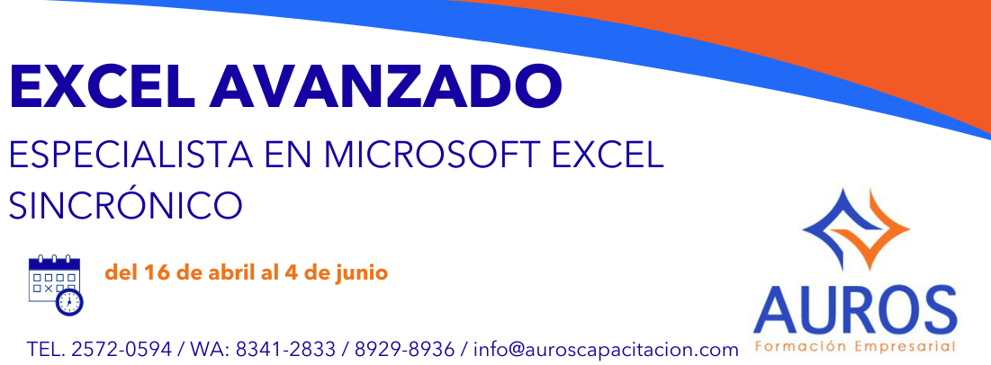 MICROSOFT EXCEL- NIVEL AVANZADO